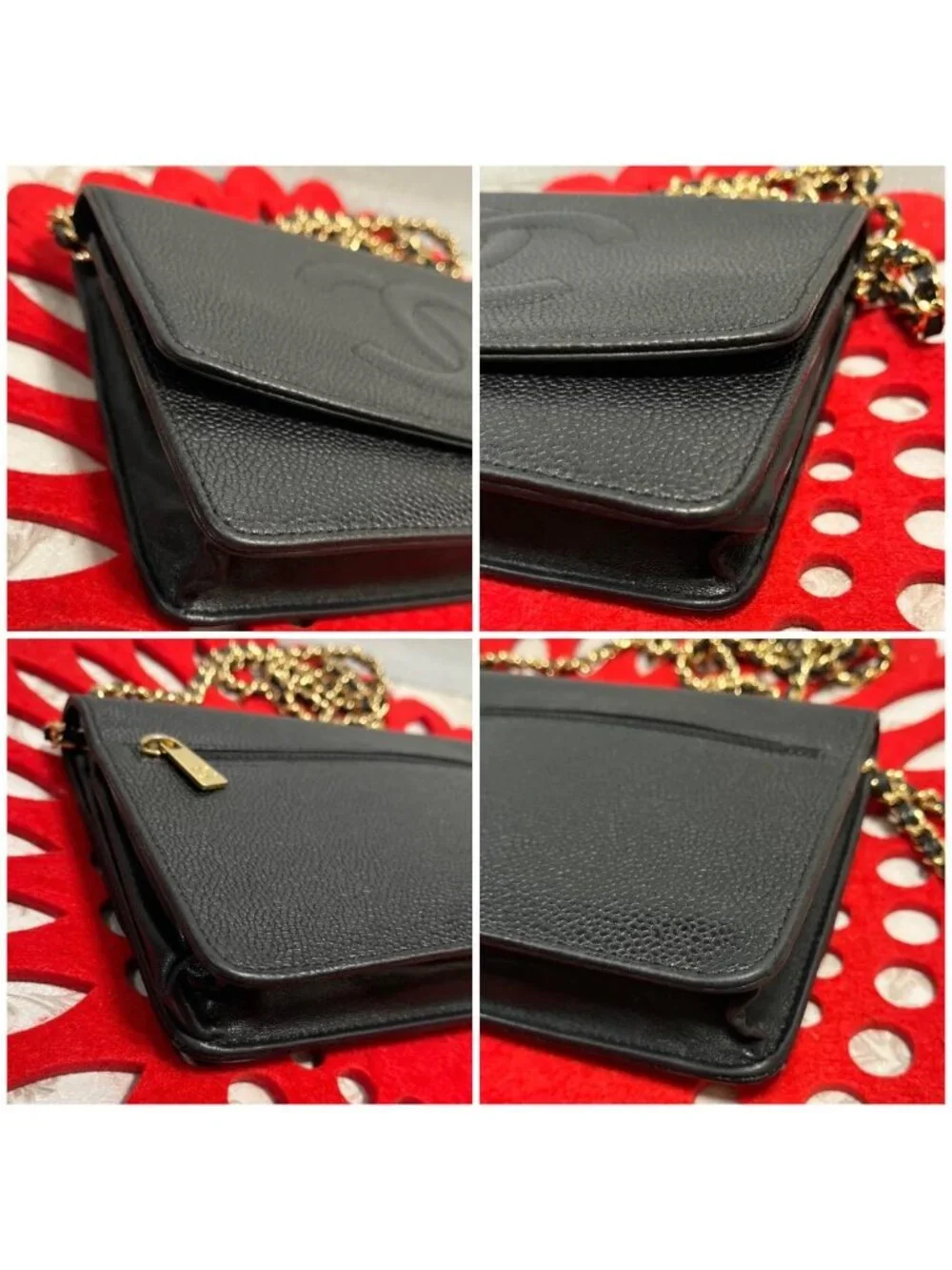 Chanel Quilted Chain Wallet Shoulder